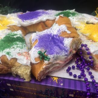 Strawberry & Cream Cheese King Cake