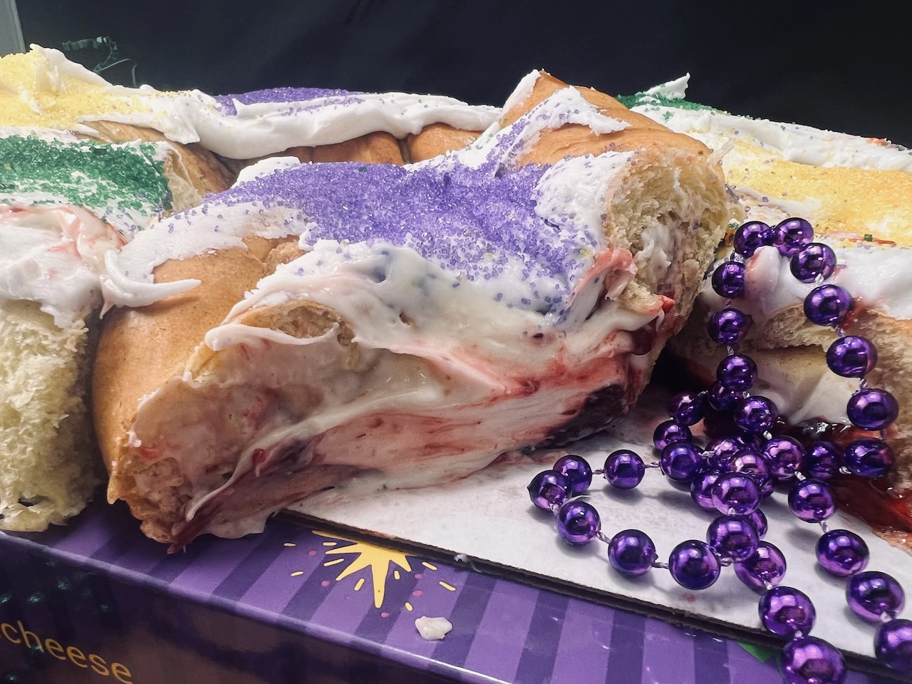 Strawberry & Cream Cheese King Cake - Image 3
