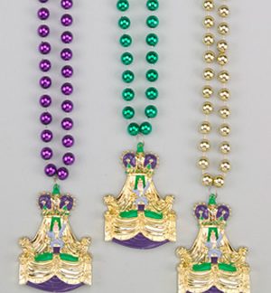 Mardi Gras King Float Medallion beads